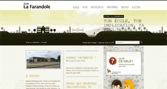 Desktop Screenshot of lafarandole.csp.qc.ca
