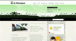 Desktop Screenshot of delamosaique.csp.qc.ca