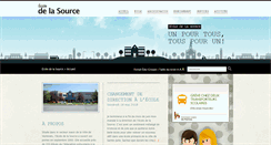 Desktop Screenshot of delasource.csp.qc.ca