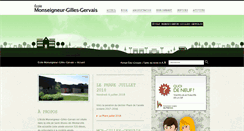 Desktop Screenshot of mgrgillesgervais.csp.qc.ca