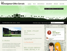 Tablet Screenshot of mgrgillesgervais.csp.qc.ca