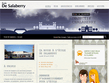 Tablet Screenshot of desalaberry.csp.qc.ca
