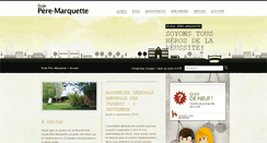Desktop Screenshot of peremarquette.csp.qc.ca