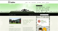 Desktop Screenshot of lesablier.csp.qc.ca